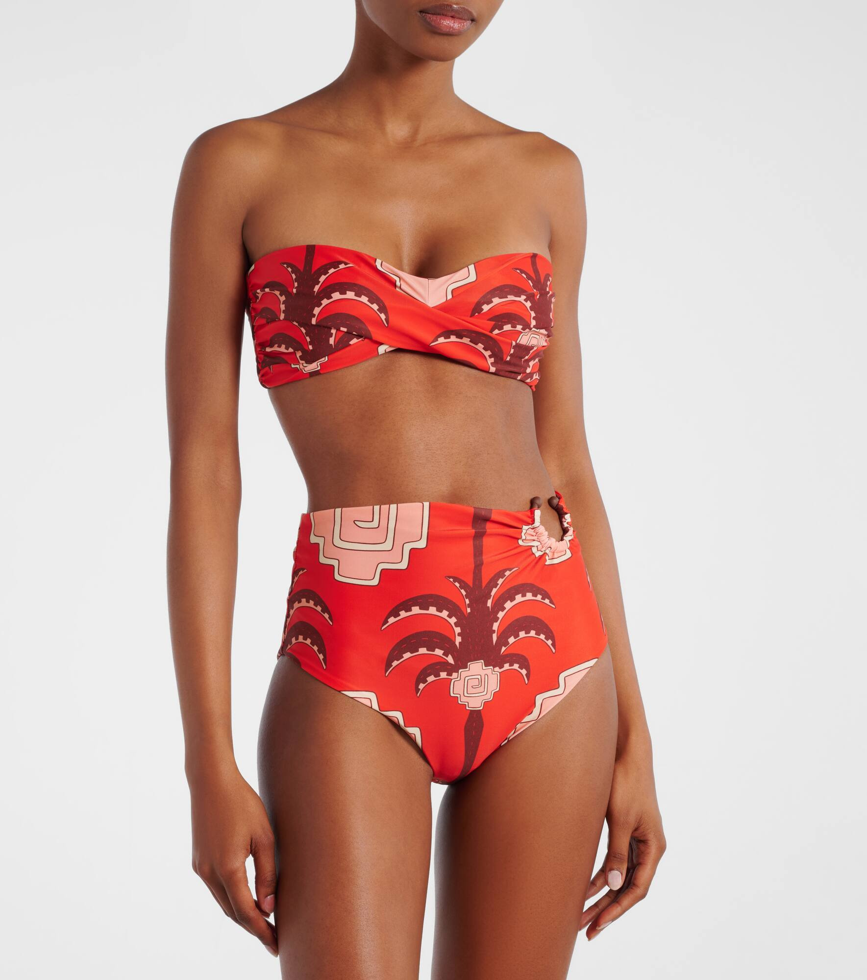 Printed bikini top - 2