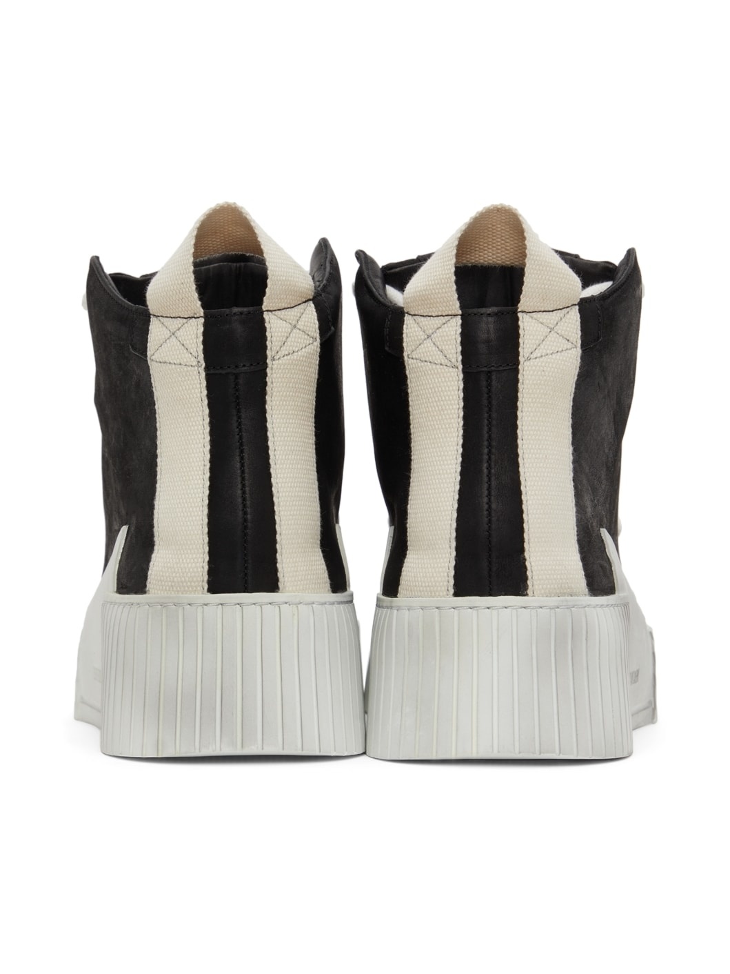 Black & Off-White Suede Bamba 1.1 High Top Sneakers - 4
