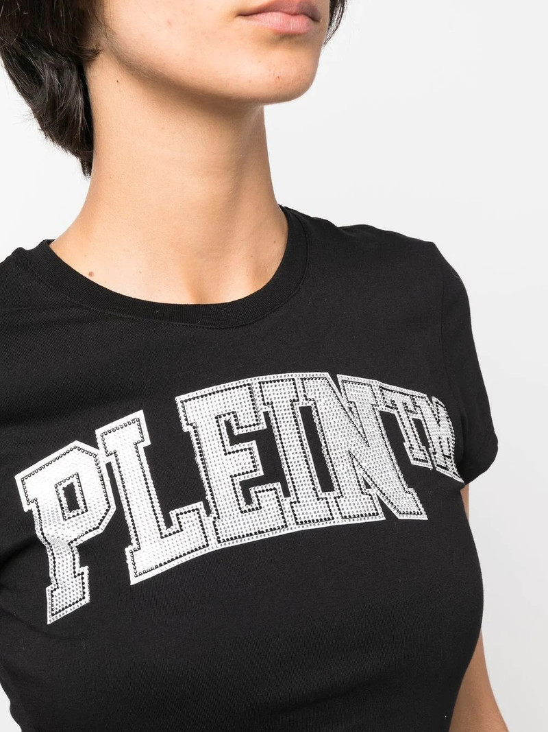 appliqué logo-print T-shirt 5