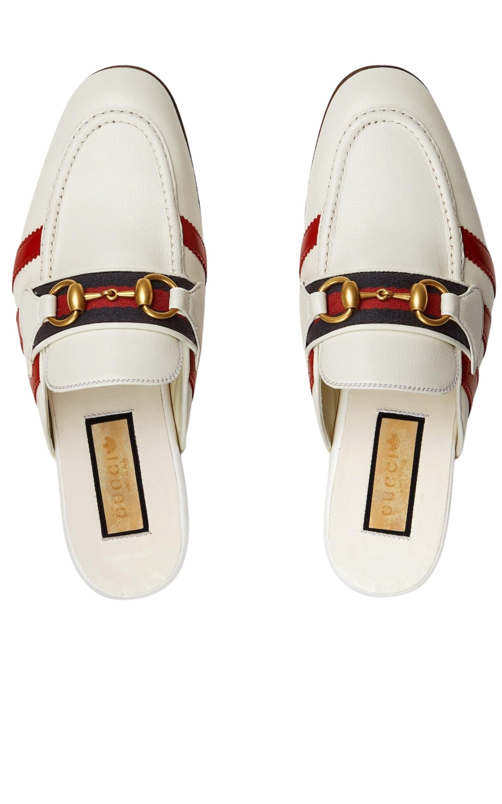 Horsebit x Adidas Leather Slipper - 4