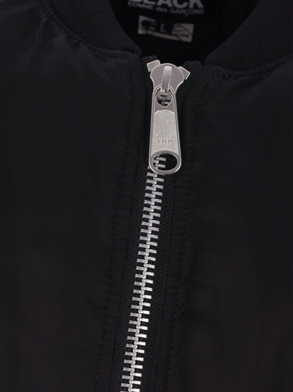 reversible asymmetric bomber jacket. - 4