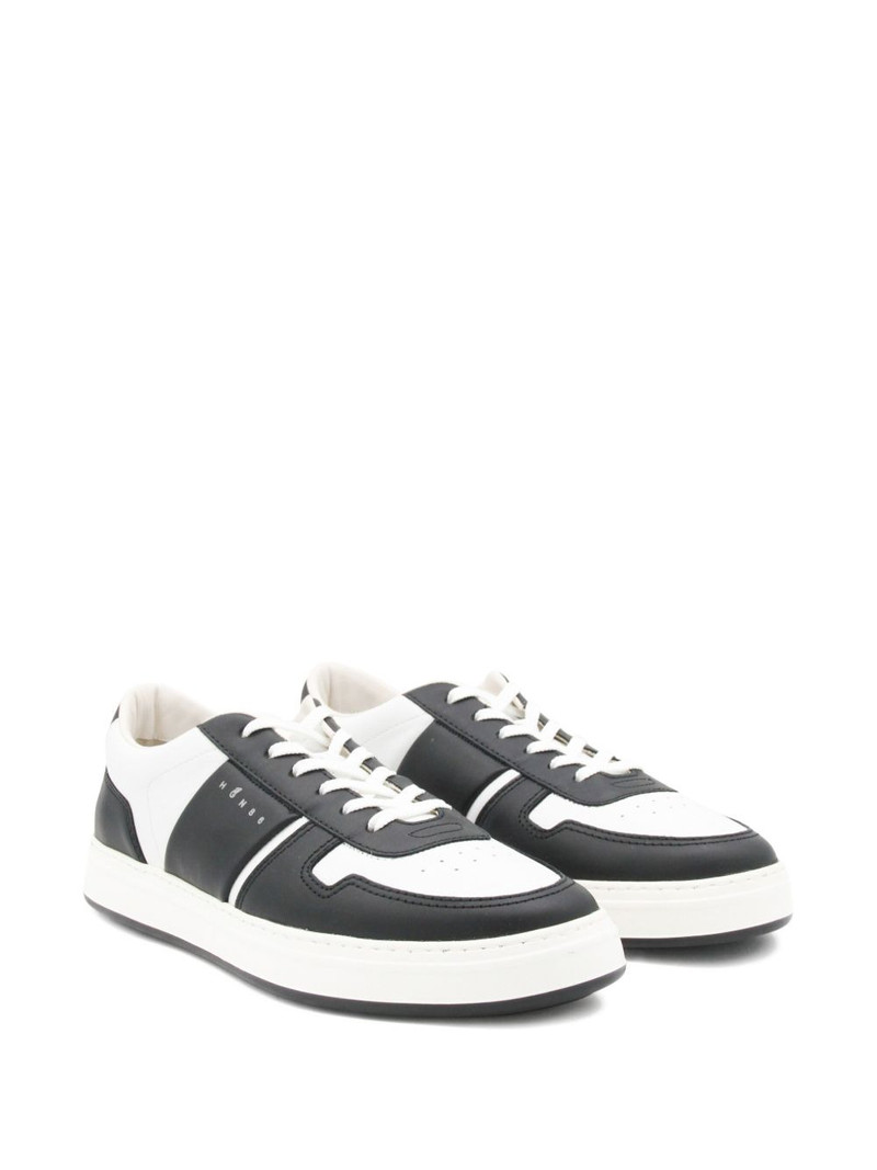 HOGAN leather panelled sneakers outlook
