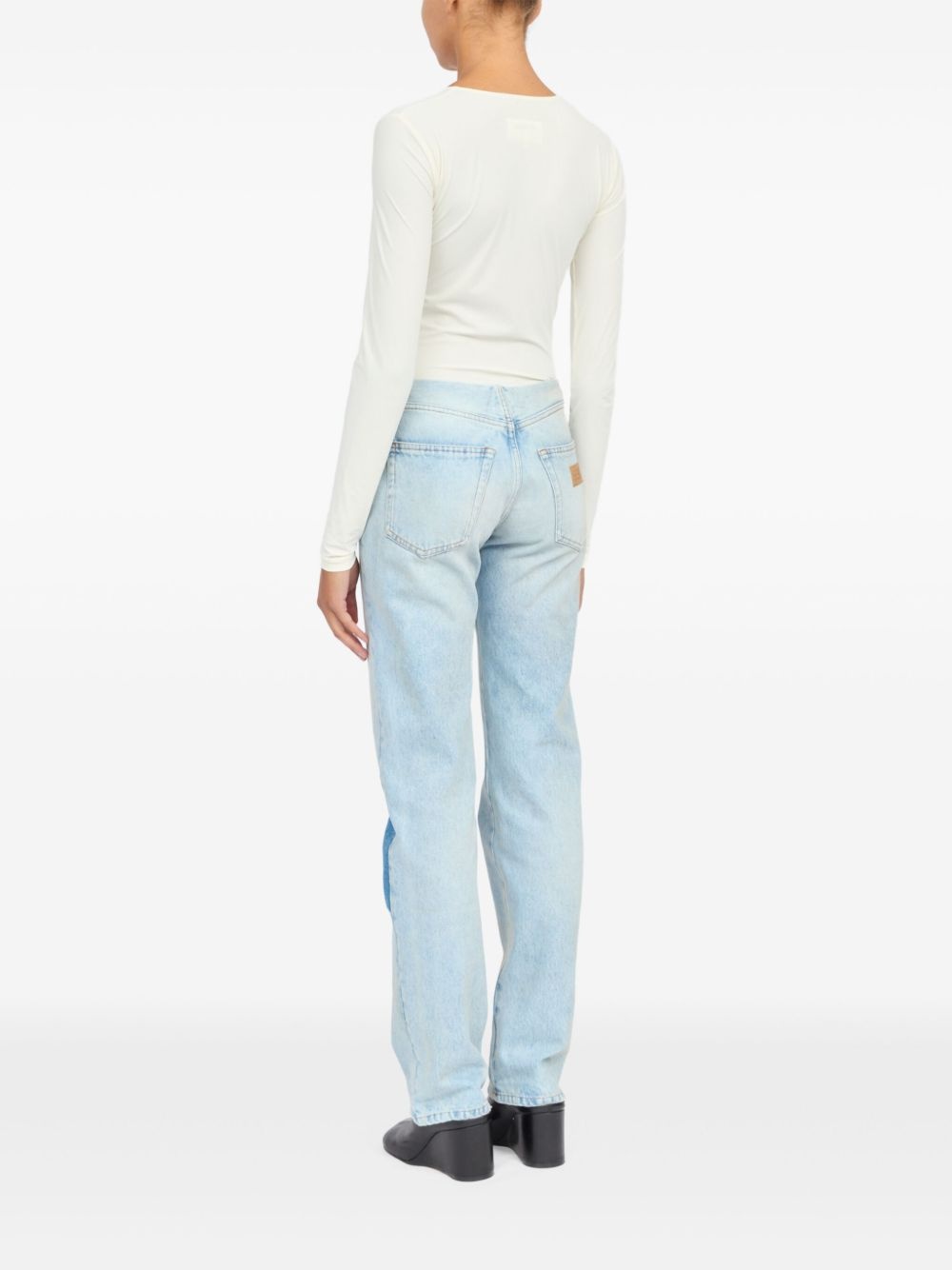 patch-detail jeans - 5