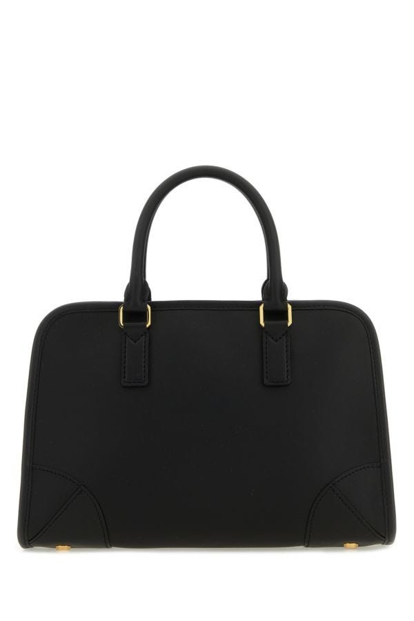 Black leather Aren Boston Medium handbag - 3