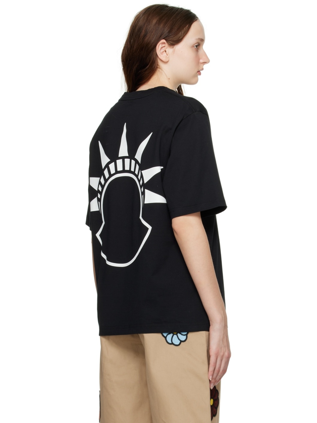 Moncler Alicia Keys Black Printed T-Shirt - 3