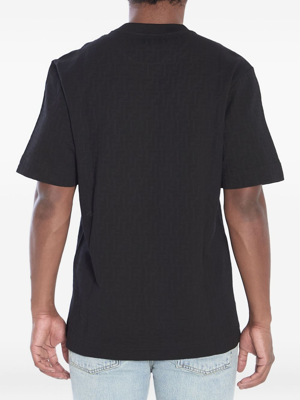 FF-monogram cotton T-shirt - 4
