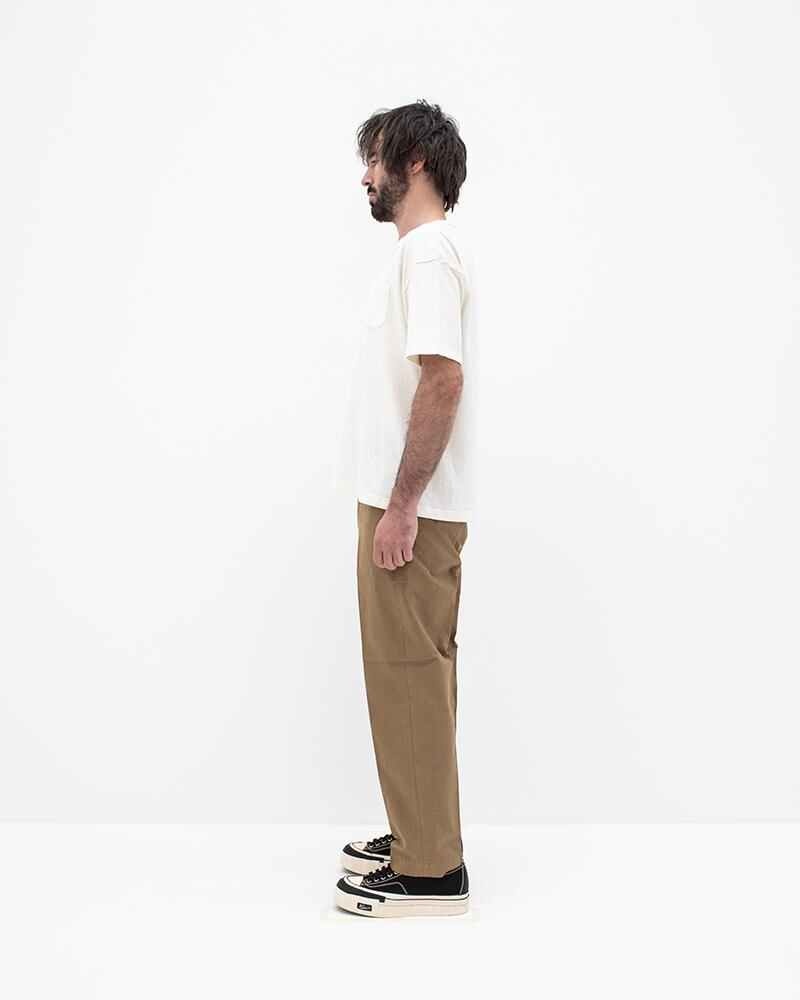 CHINO PANTS HW TAPER KHAKI - 3