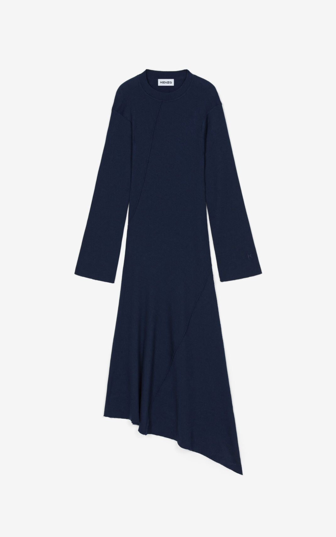 Asymmetric midi dress - 1