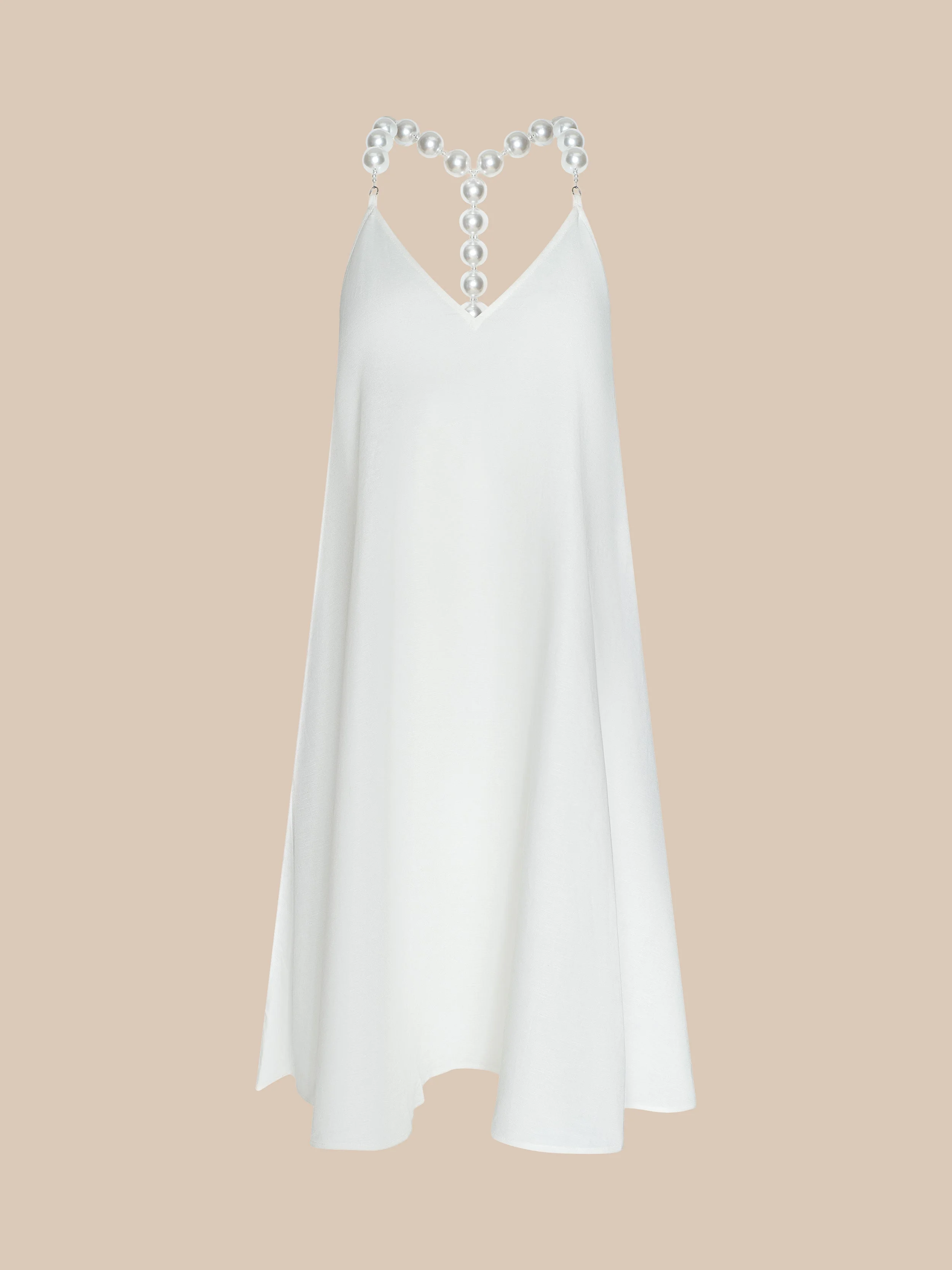Amora Pearl Strap Dress - 1