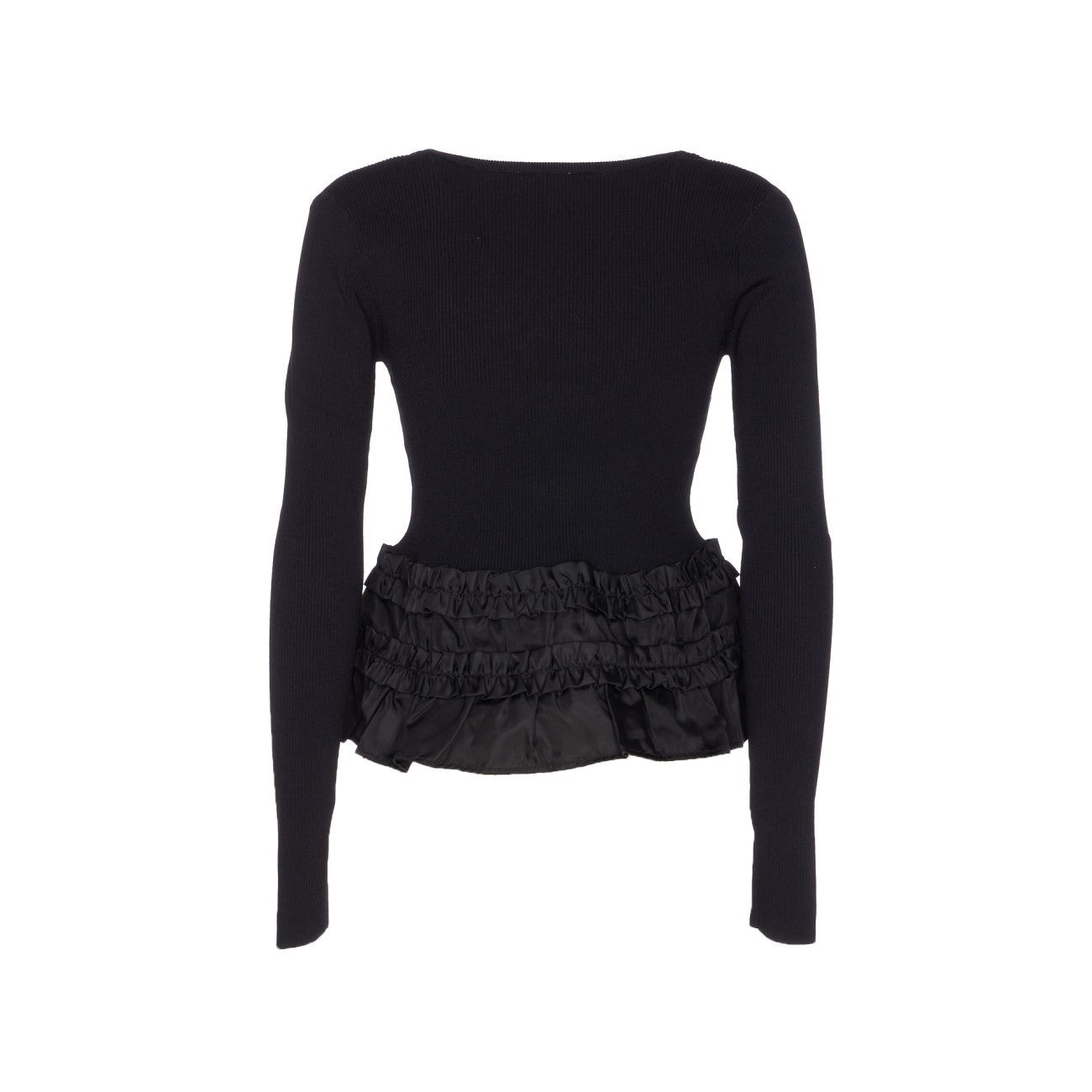 Ganni Women Melange Rib Knit Cardigan - 2
