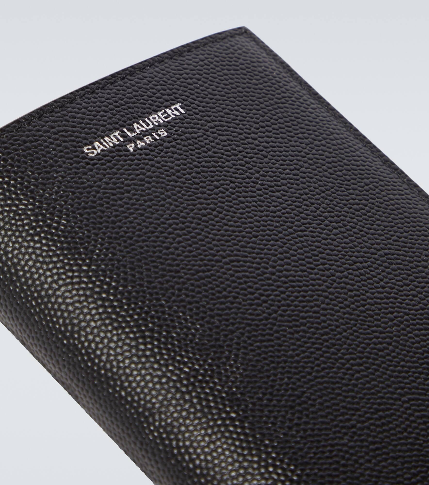 Logo leather wallet - 4