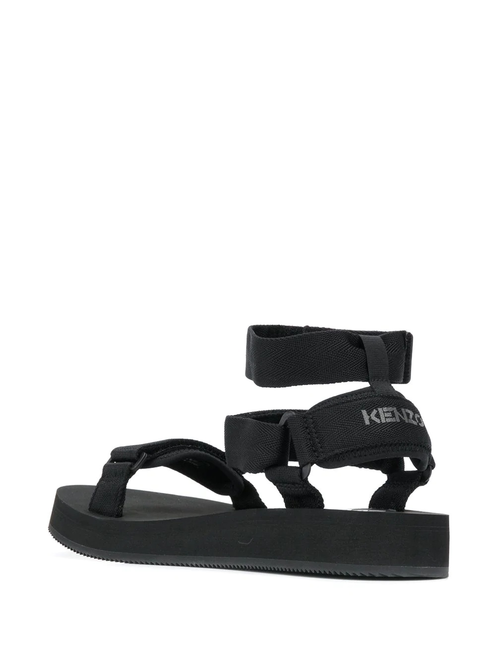 cross logo chunky sandals - 3