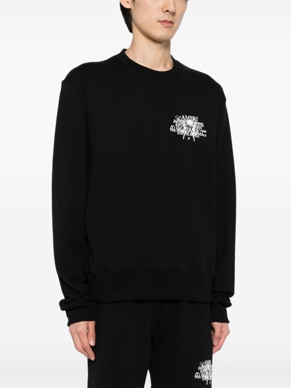 AMIRI Men Cherub Text Crew Jersey - 1