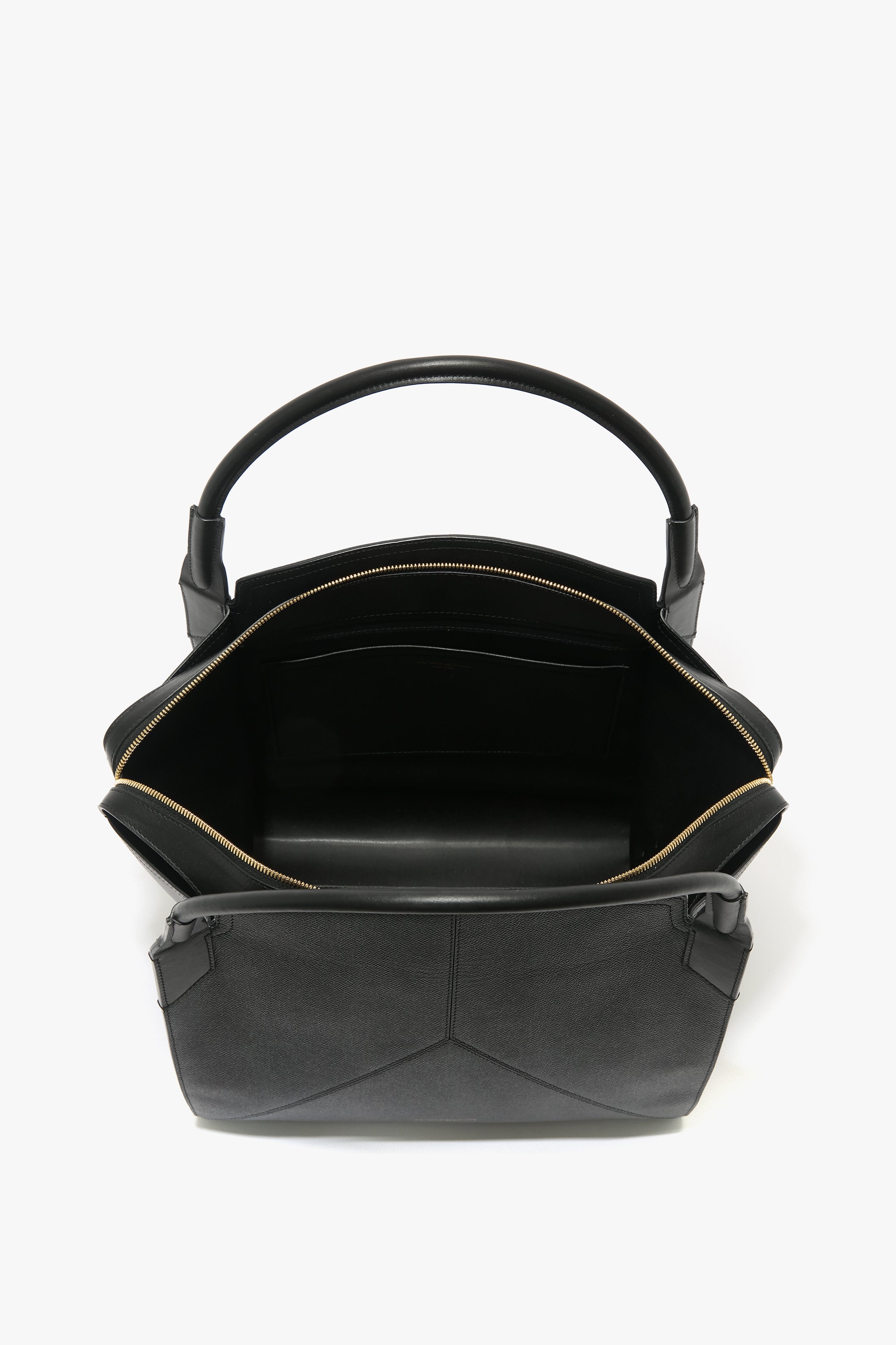 Victoria Bag In Black Grained Leather - 8