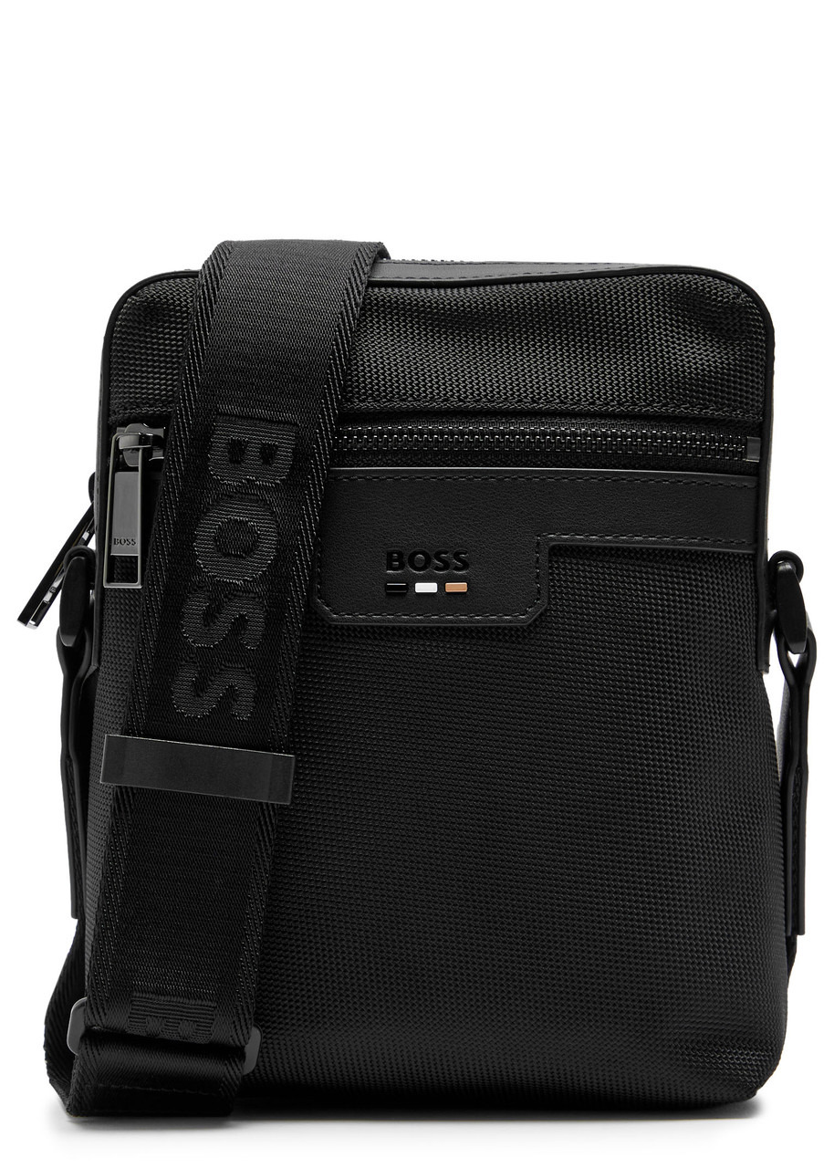 Boss Logo Woven Shell Cross-body bag - 1