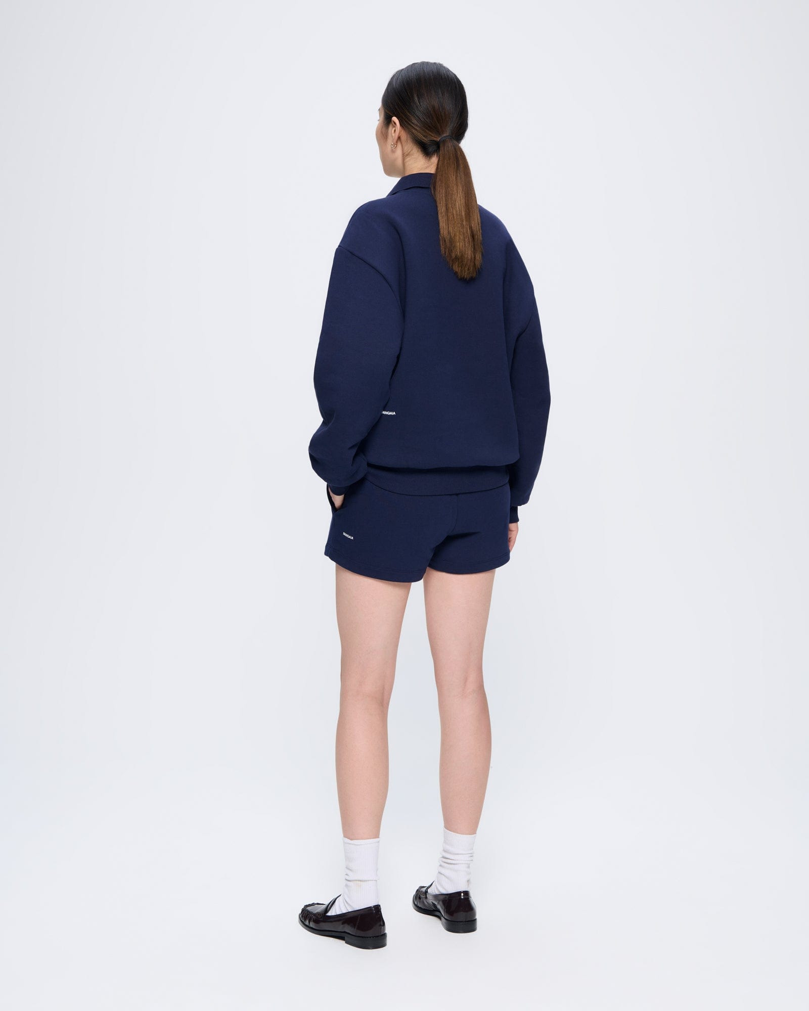 Womens DNA Heavyweight Polo Sweatshirt - Navy - 5