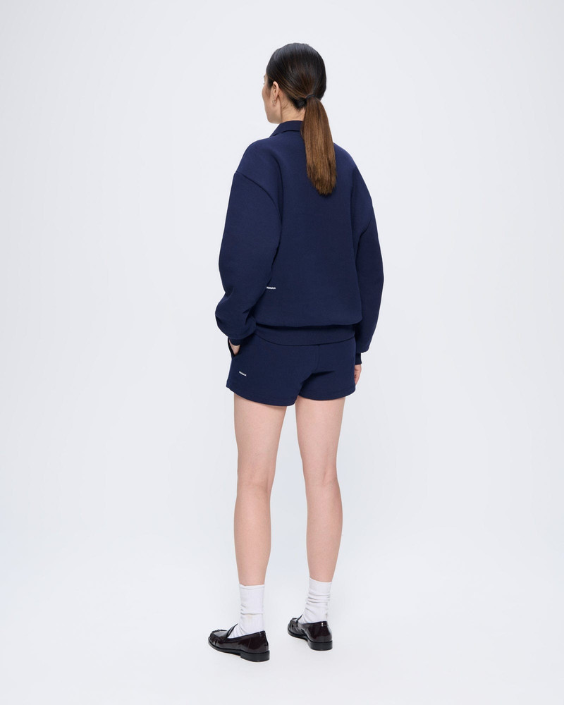 Womens DNA Heavyweight Polo Sweatshirt - Navy 5