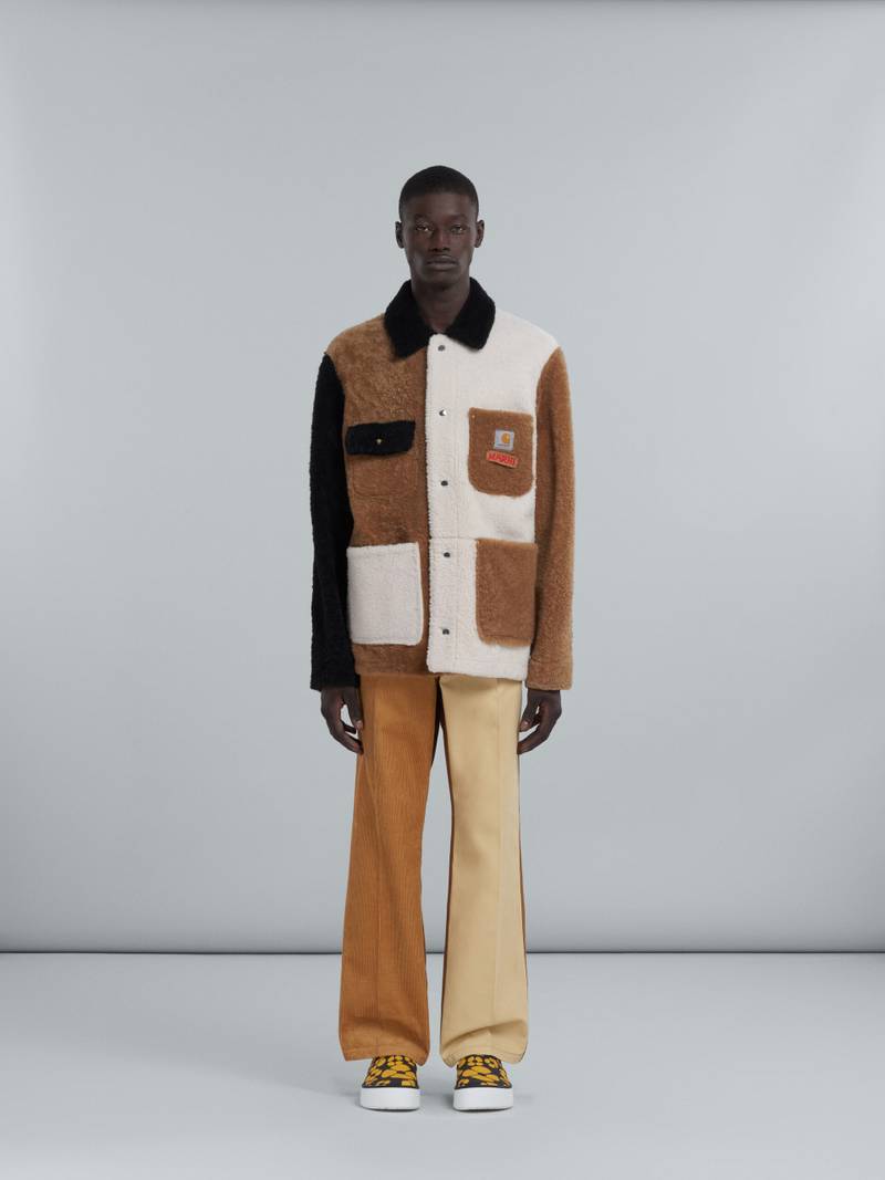 Marni MARNI X CARHARTT WIP - SHEARLING REVERSIBLE JACKET outlook