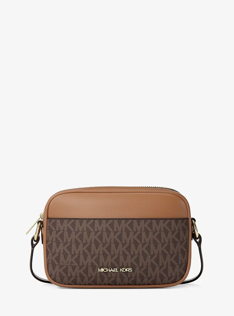 Jet Set Small Signature Logo Camera Crossbody Bag - 1