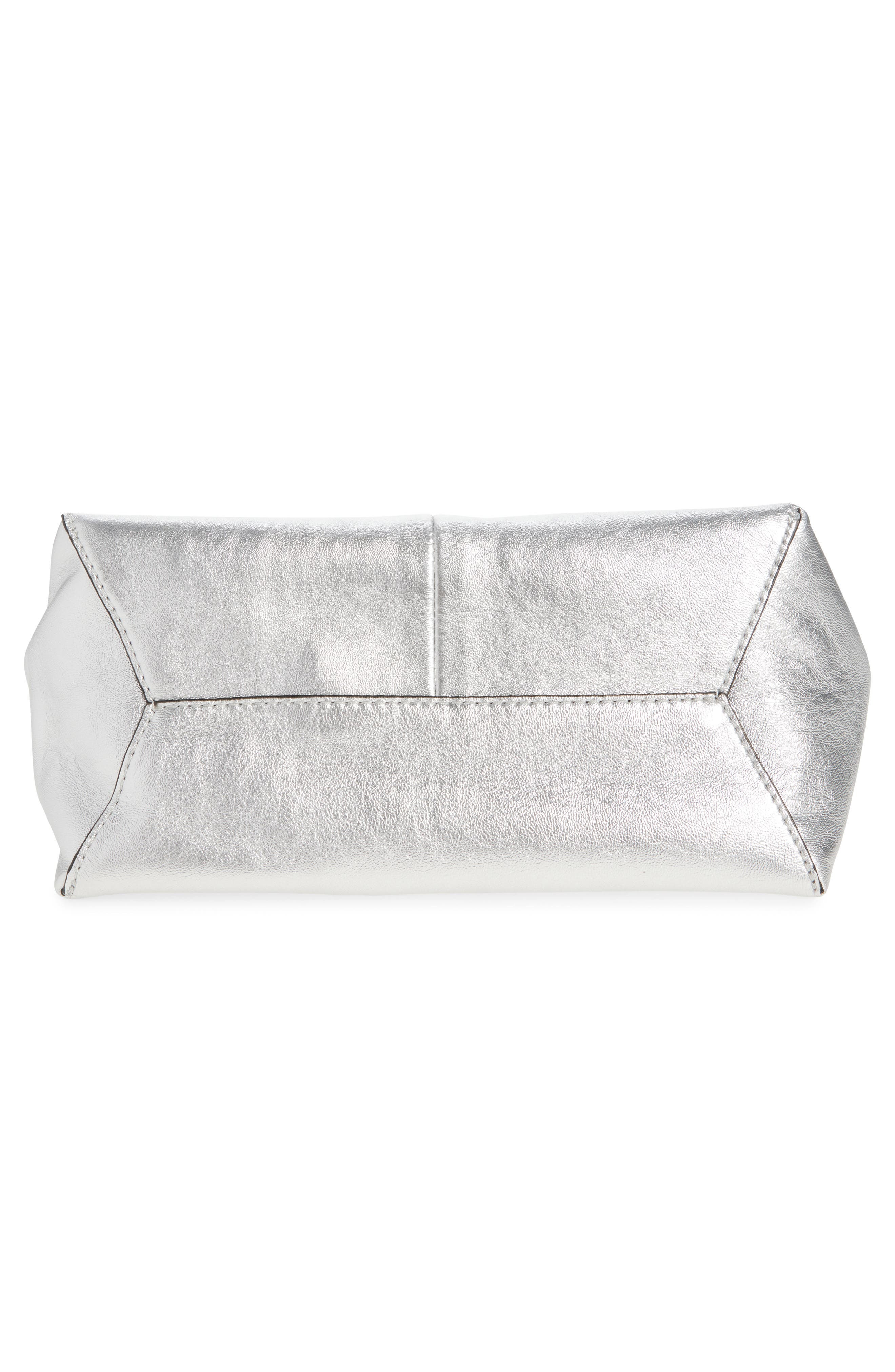 Marc Jacobs The Mini Leather Sack Bag in Silver at Nordstrom - 6