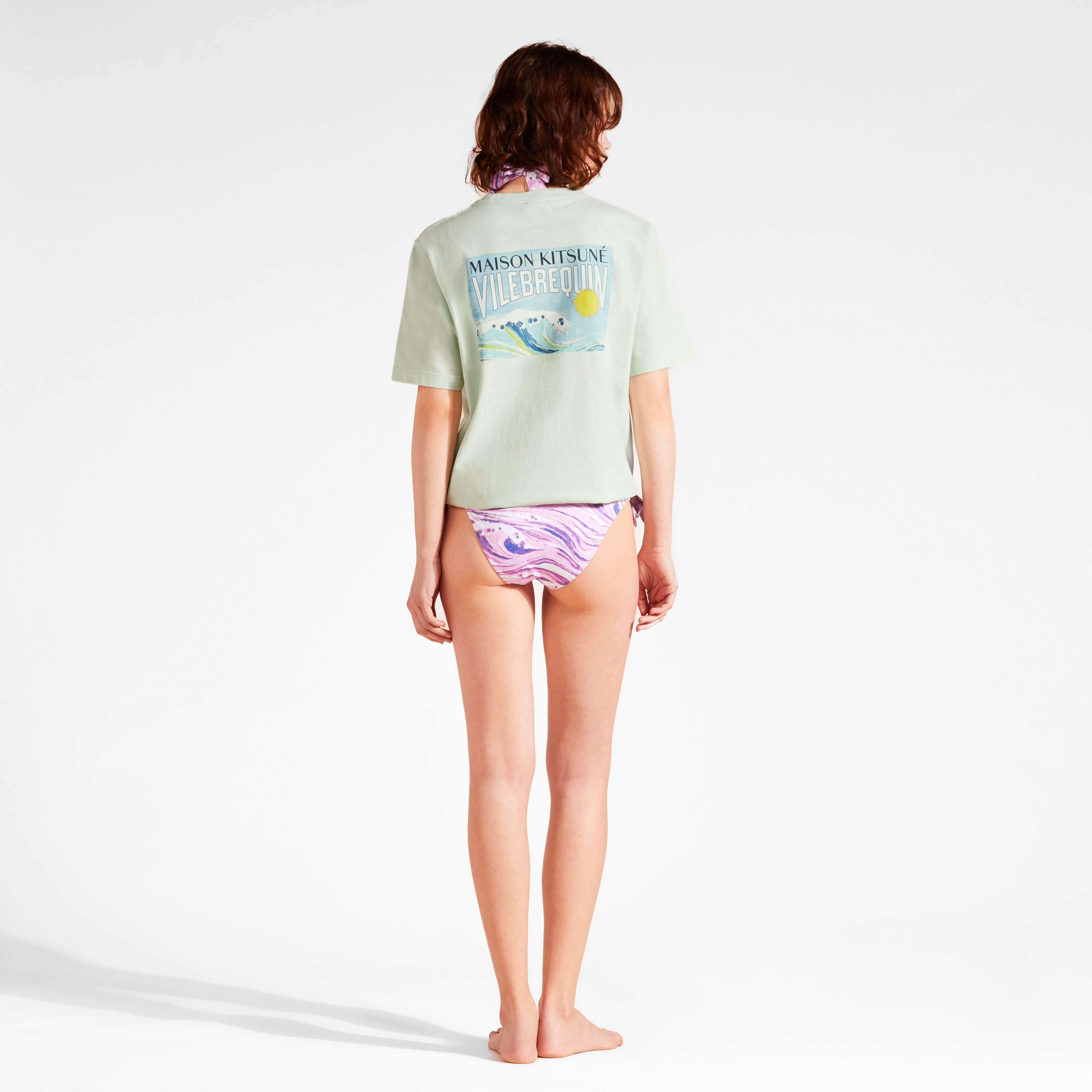 Cotton T-Shirt Wave - Vilebrequin x Maison Kitsuné - 4