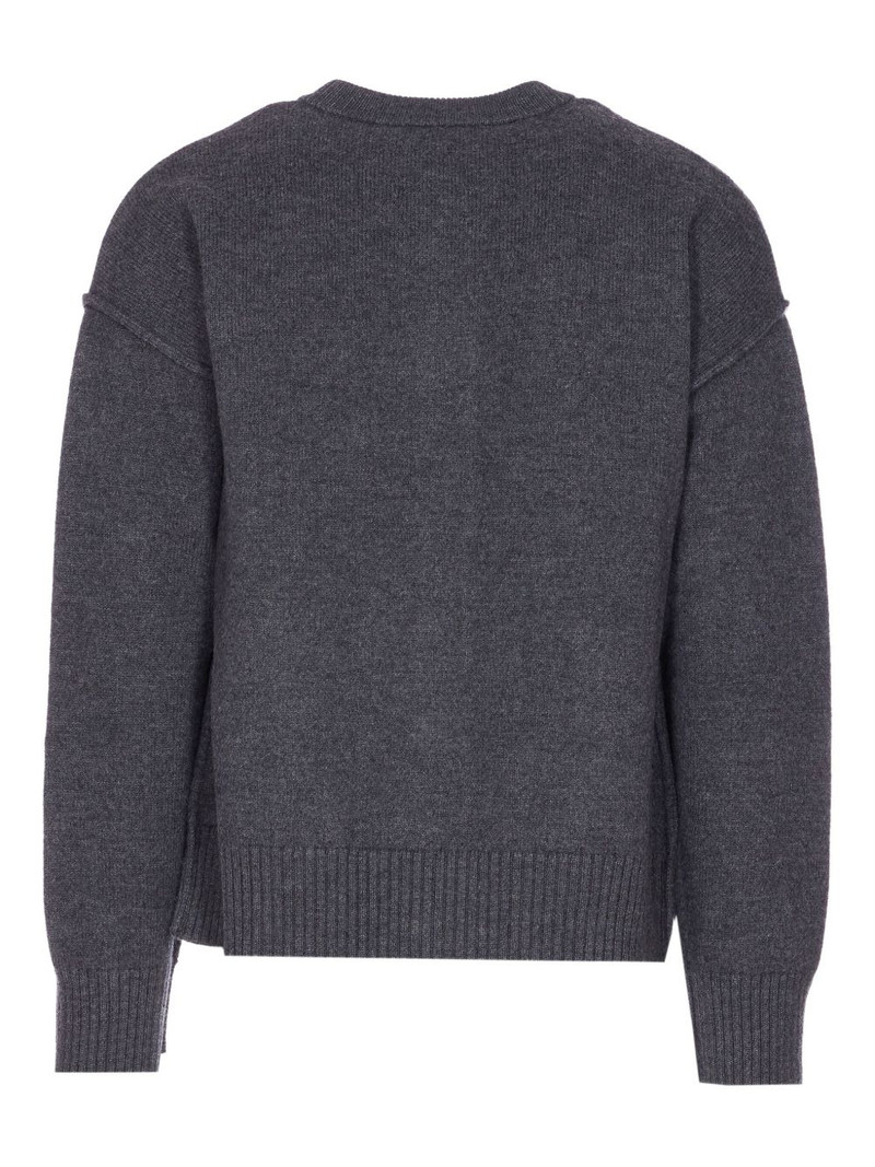 AMI Paris Ami De Coeur button-up cardigan outlook