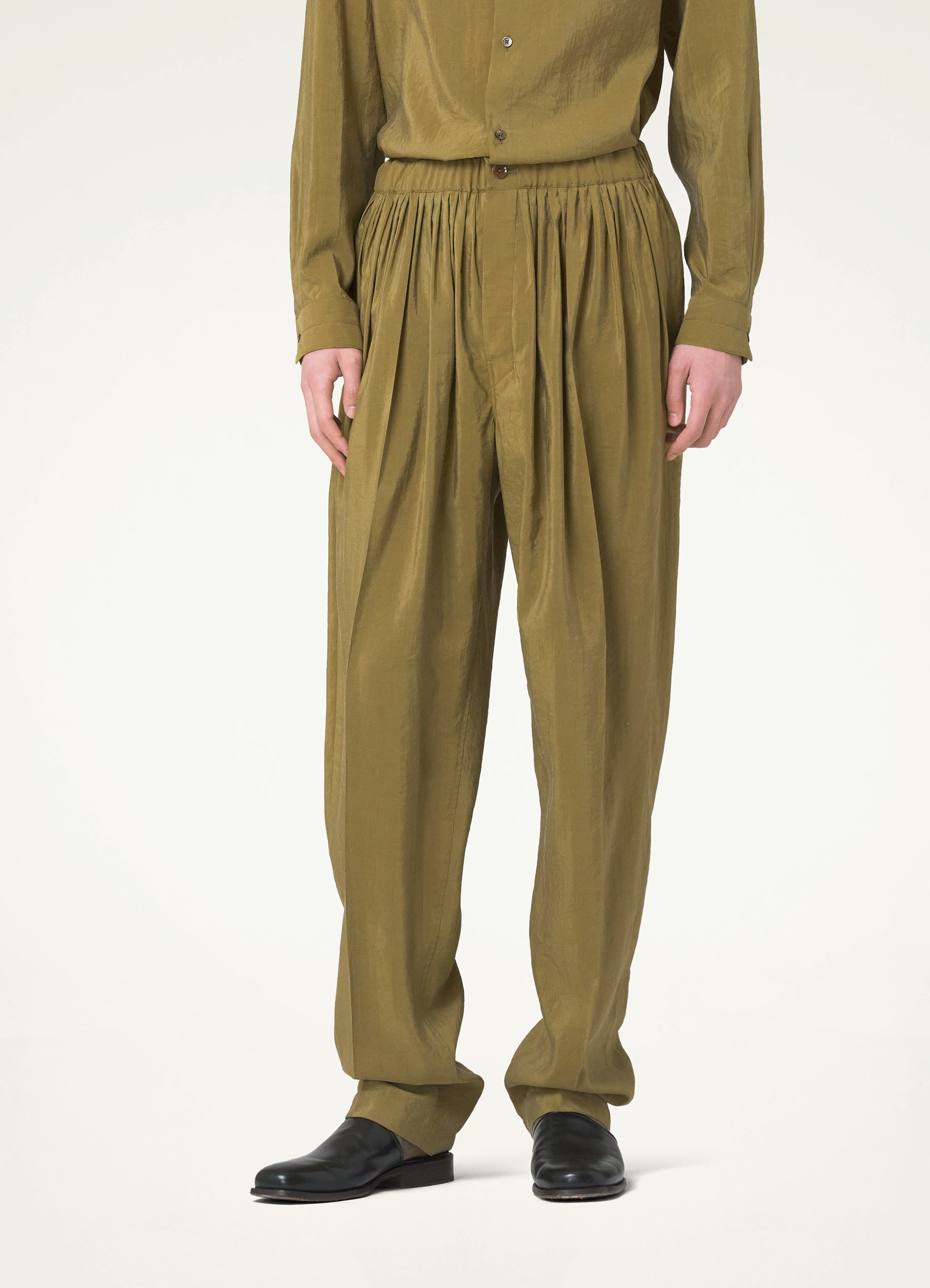 PLEATED RELAXED PANTS - 2