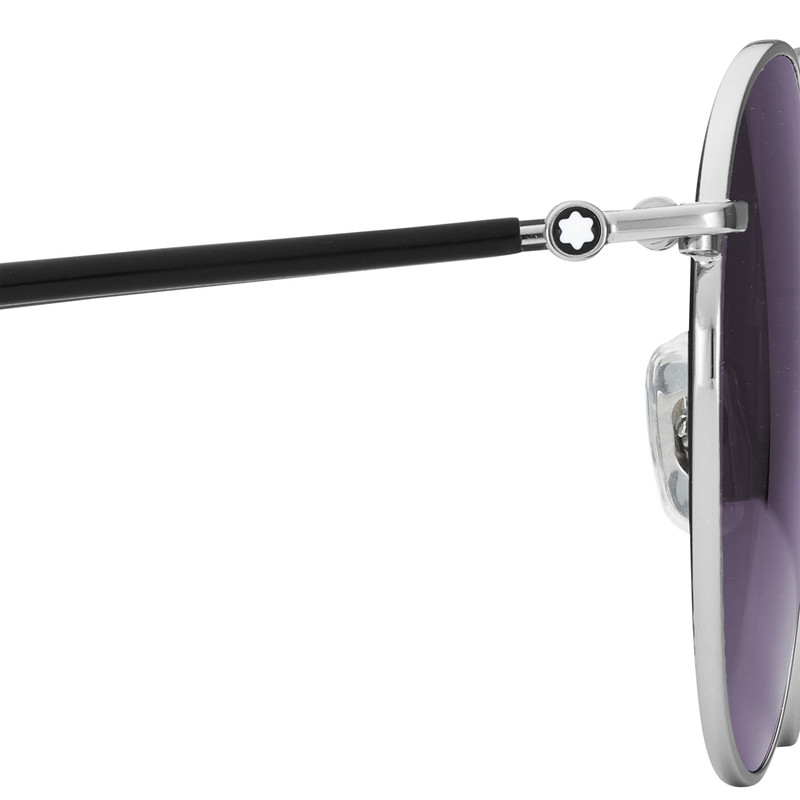 ROUND SUNGLASSES WITH SILVER-COLORED METAL FRAME 4