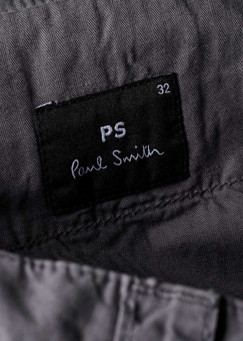 Relaxed-Fit Charcoal Cotton Chinos 4