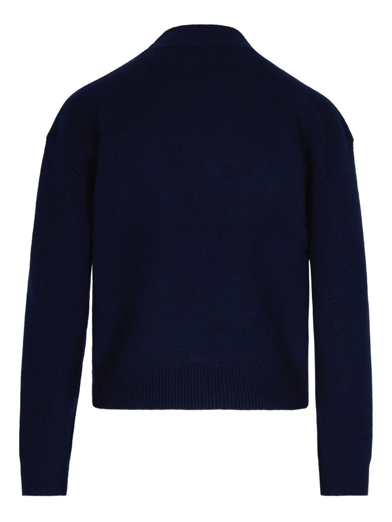 A.P.C. logo-embroidered turtleneck sweater outlook