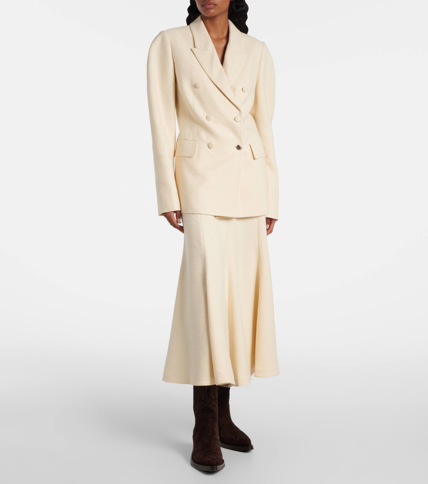 Sedna double-breasted silk blazer - 2