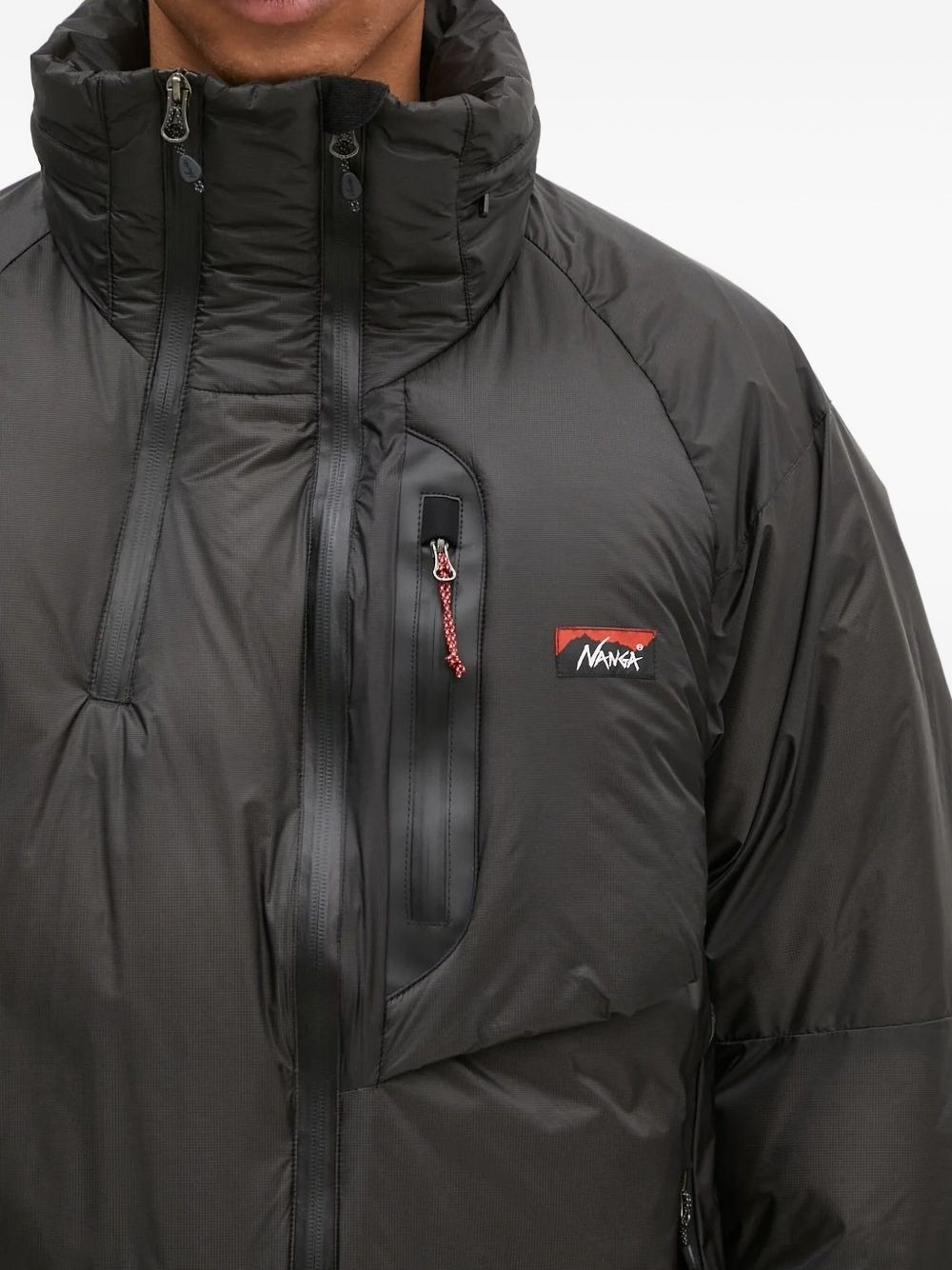 high-neck zipped jacket - 4