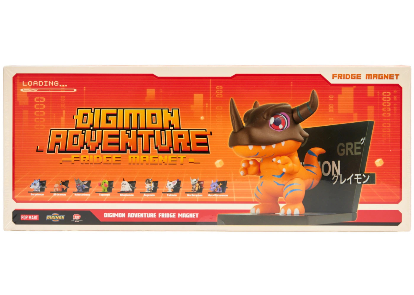 Pop Mart x Digimon Adventure Fridge Magnet Sealed Case (10 Blind Box) - 3