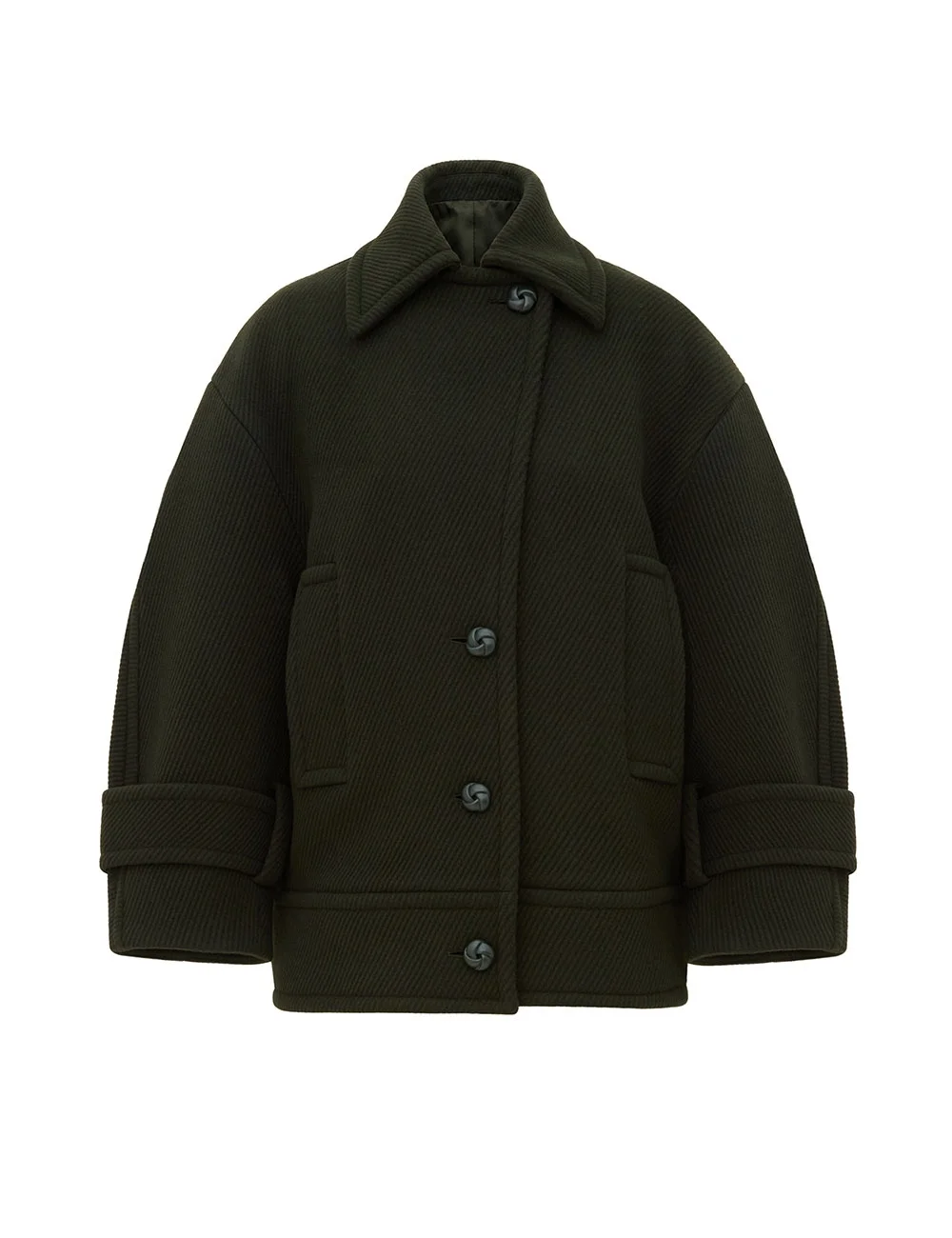 VALIANT WOOL PEACOAT - 1