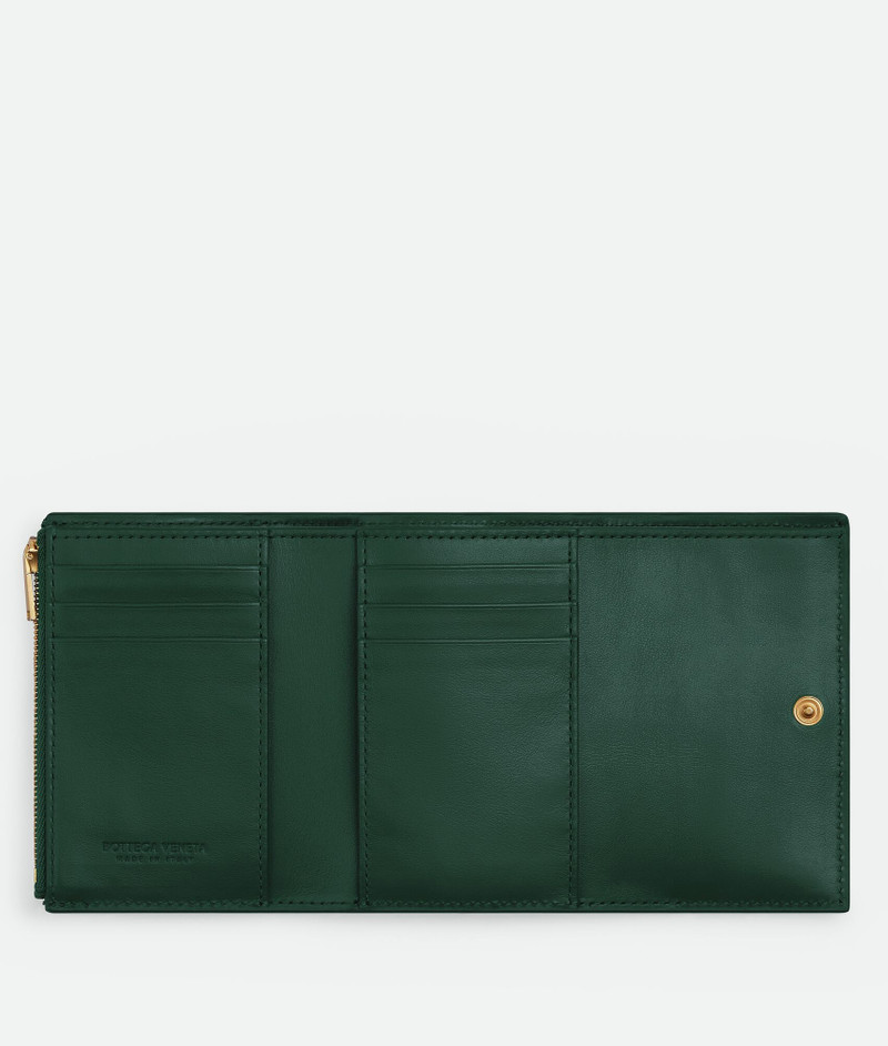 Bottega Veneta Cassette Tri-Fold Zip Wallet outlook
