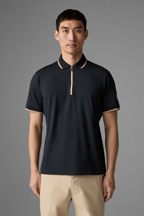 Cody Functional polo shirt in Black - 2