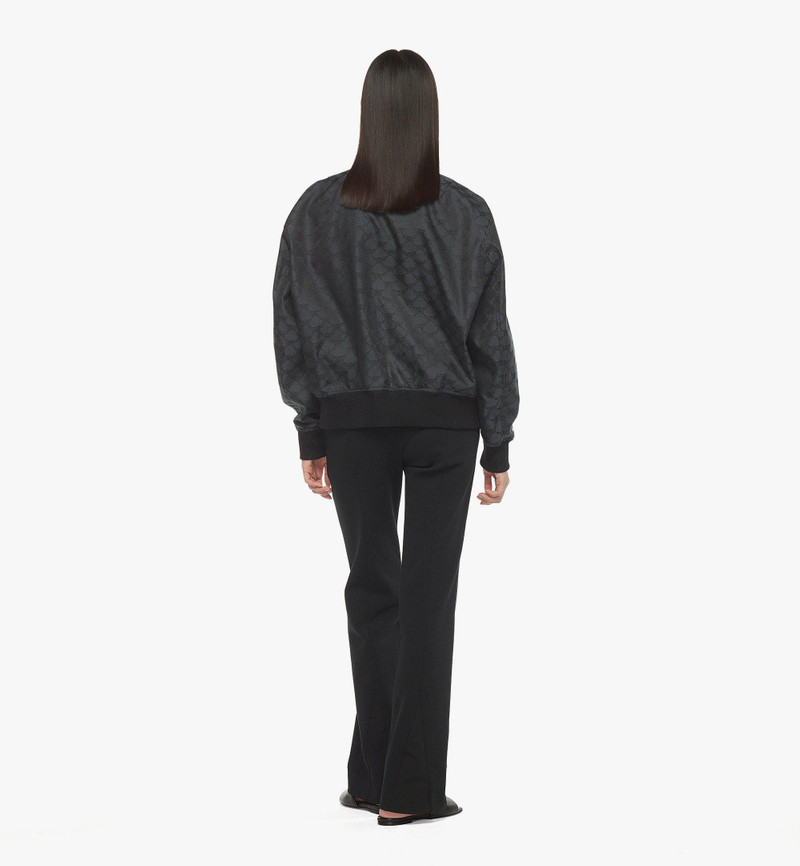 Bomber Jacket in Lauretos Denim Jacquard 8