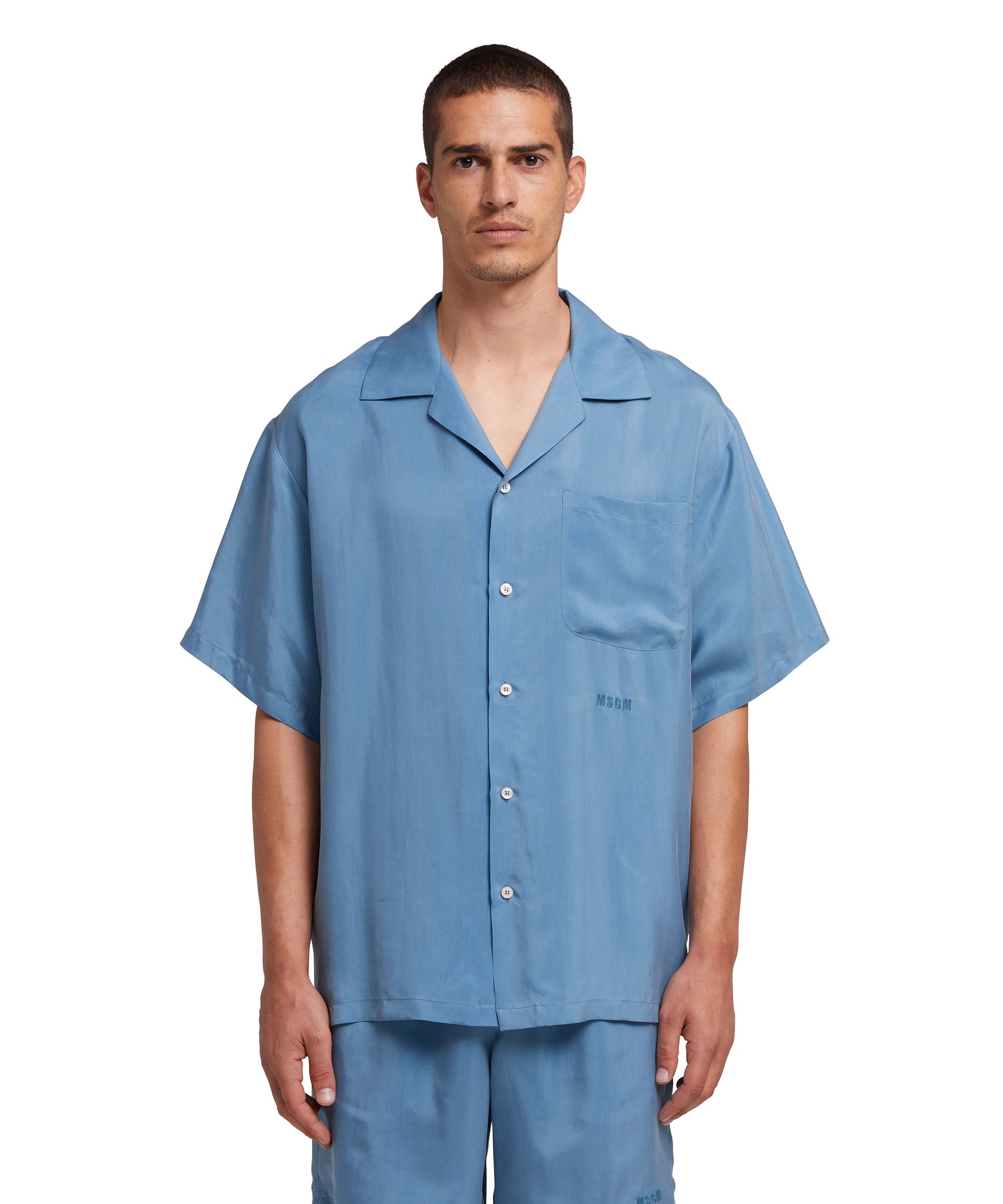 Cupro bowling shirt - 2
