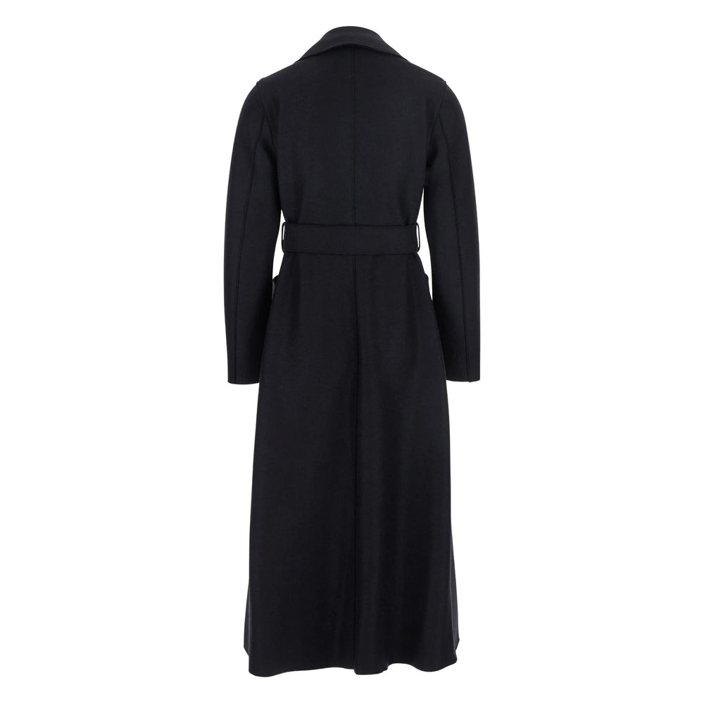 Harris Wharf London Black Coats - Trench & Raincoats Women - 2