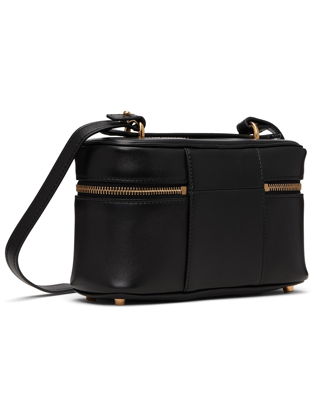 Black 'Versace' Tag Vanity Bag - 3