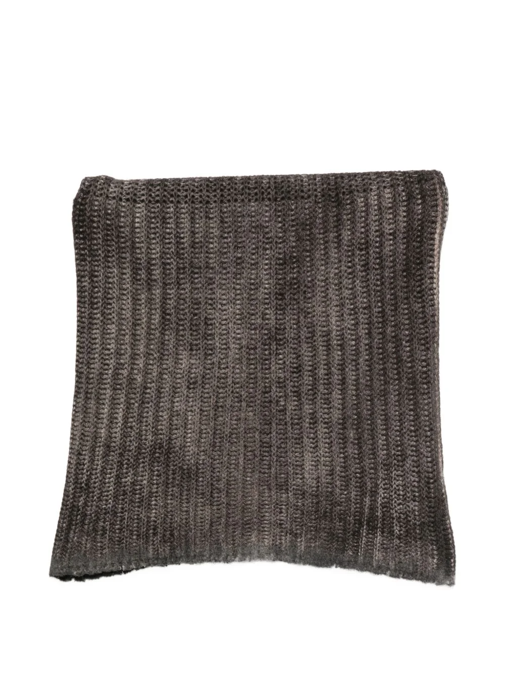 ribbed-knit snood scarf - 1