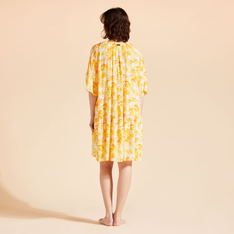 Vilebrequin Women Viscose Fluid Dress Tahiti Flowers outlook