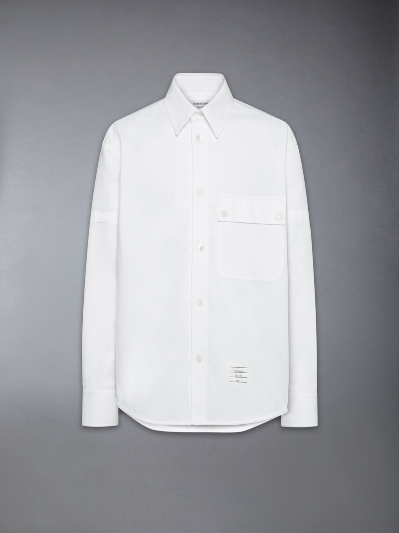 OPIQUE DOUBLE NEEDLE ARMBAND OVERSIZED SHIRT 1