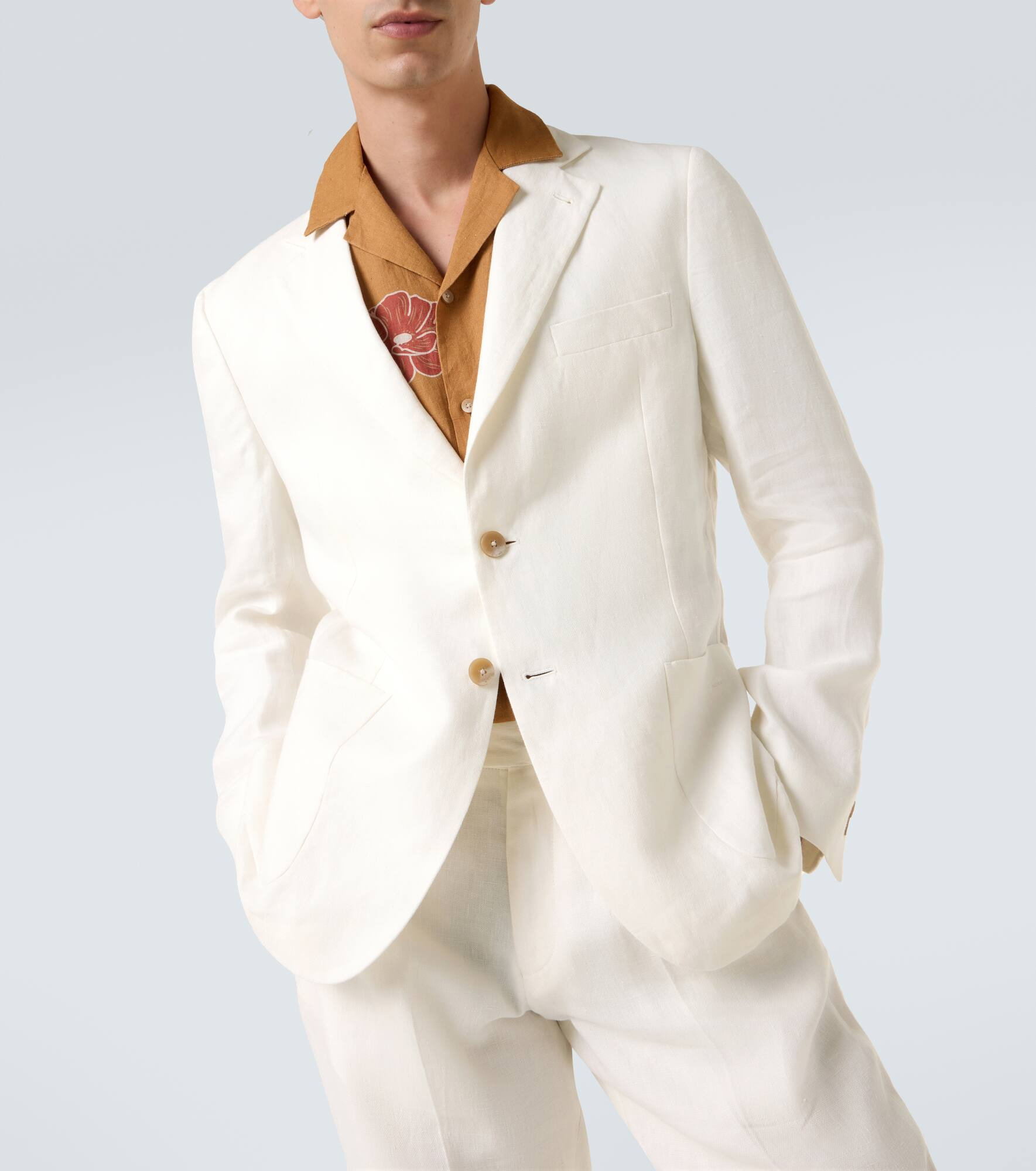 Paulo linen blazer - 5