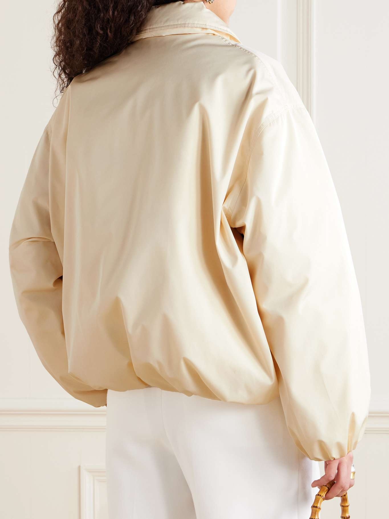 Jil Sander Padded shell down jacket Cream | netaporter