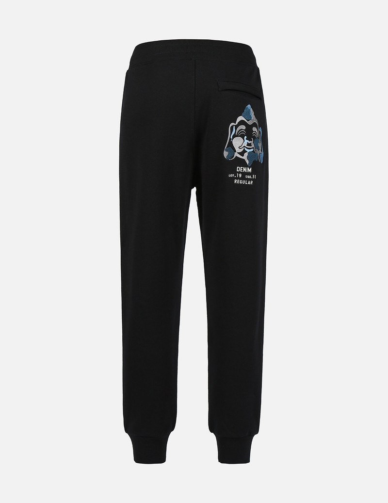EVISU CAMOUFLAGE GODHEAD EMBROIDERY SWEATPANTS outlook