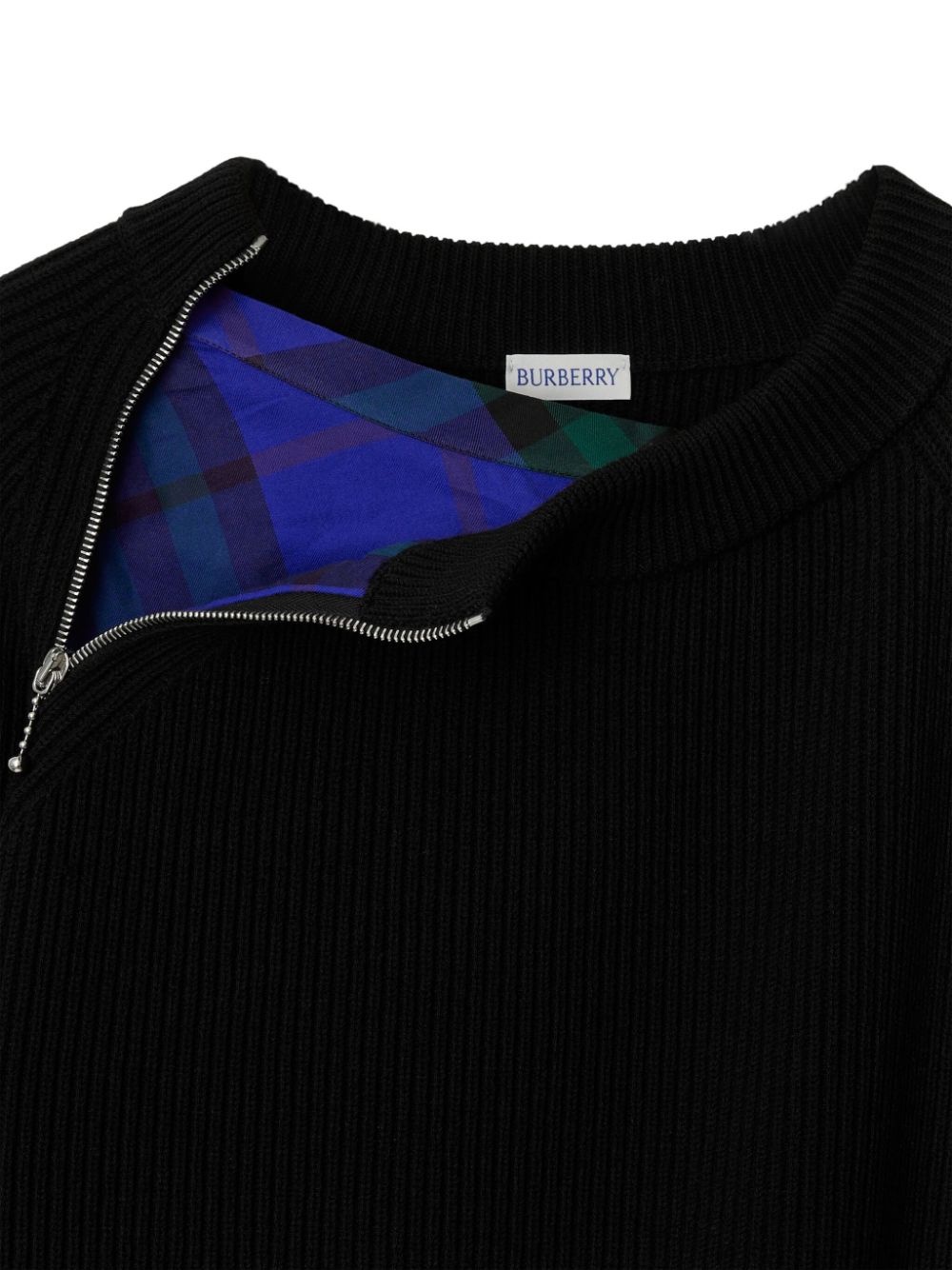 zip-detail wool jumper - 5