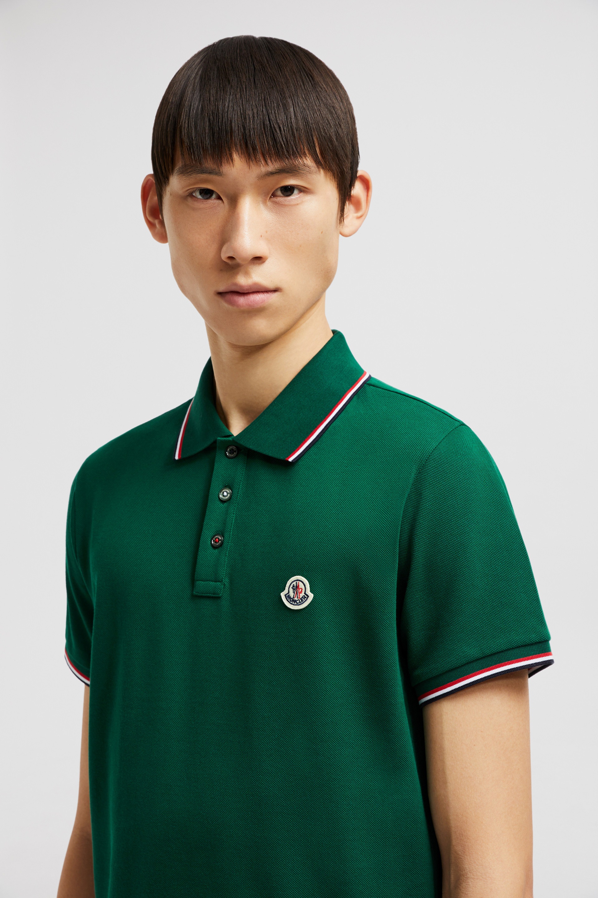 Tricolor-Trimmed Cotton Piquet Polo Shirt - 4