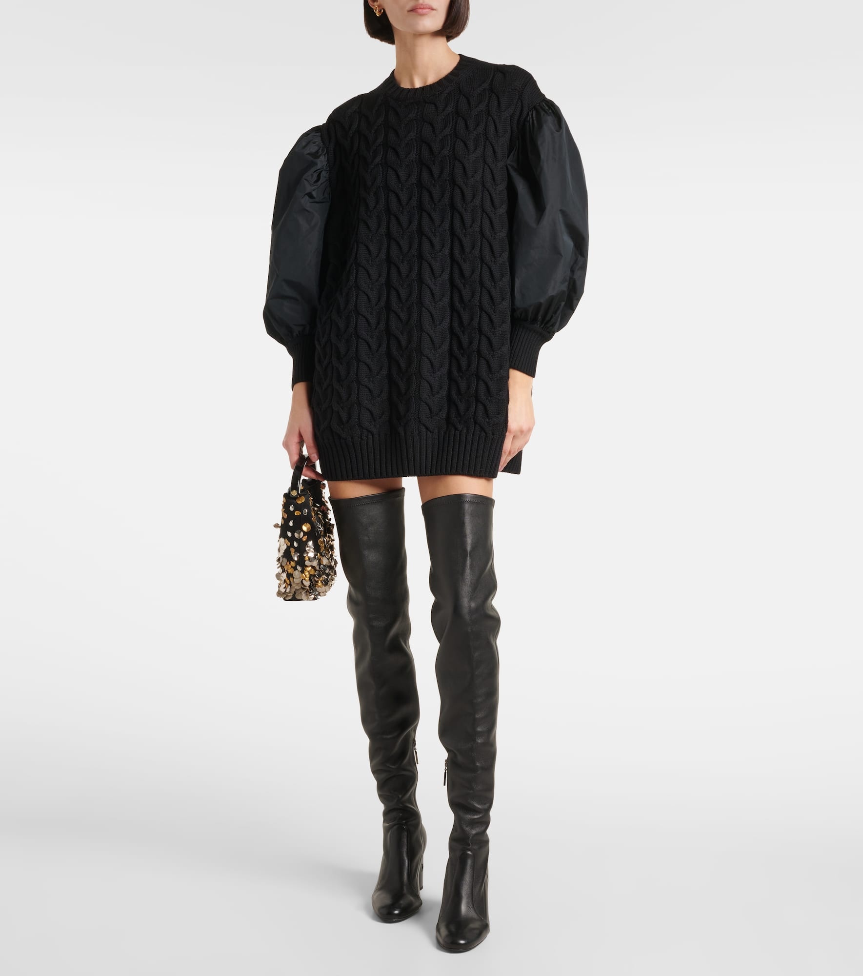 Ancella knitted wool minidress - 2