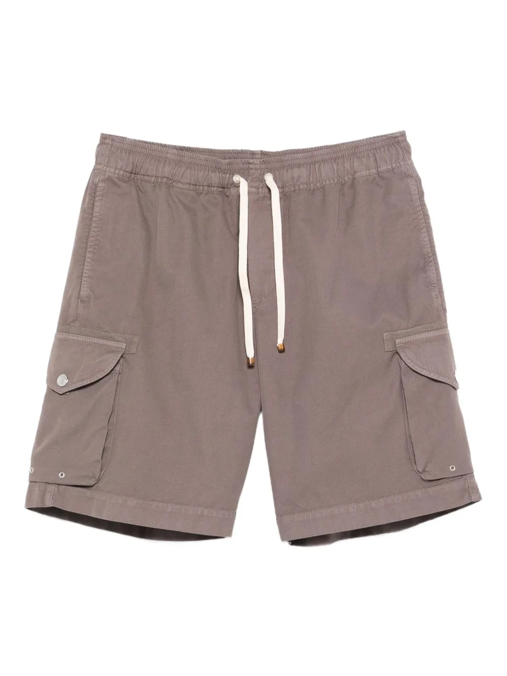 drawstring-fastening cargo shorts - 1